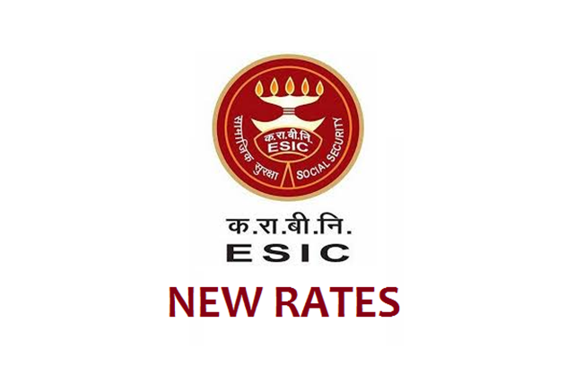 ESIC CONTRUBUTION RATES
